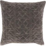 Paoletti Aztec Grey Velvet Cushion Grey