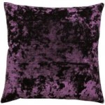 Paoletti Neptune Amethyst Crushed Velvet Cushion Amethyst (Purple)