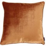 Paoletti Luxe Velvet Rust Cushion Rust