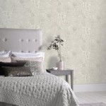 Botanical Silver Wallpaper Silver