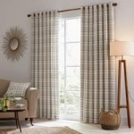 Helena Springfield Harriet Taupe Eyelet Curtains Taupe