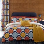 Catherine Lansfield Retro Floral Navy Reversible Duvet Cover and Pillowcase Set Navy