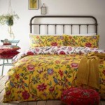 Pomelo Yellow Reversible Duvet Cover and Pillowcase Set Yellow