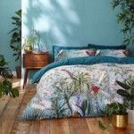 Accessorize Paradise Teal Reversible Duvet Cover and Pillowcase Set Blue