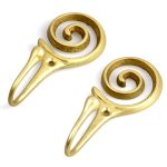 Spiral Curtain Hooks Matt Gold