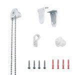 Roller Blind Mechanism with a Metal Chain White