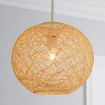 Woven Ball Easy Fit Pendant Shade Cream