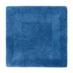 Super Soft Reversible Cornflower Square Bath Mat Cornflower (Blue)