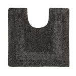 Super Soft Reversible Charcoal Pedestal Mat Charcoal (Grey)