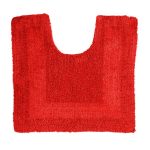 Super Soft Reversible Red Pedestal Mat Red
