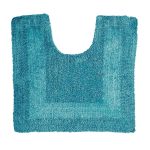 Super Soft Reversible Lagoon Pedestal Mat Lagoon (Blue)