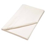 Luxury 100% Brushed Cotton Cream Flat Sheet Cream