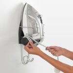 Brabantia Ironing Board Hanger and Iron Store in Black Black