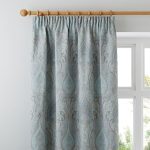 Novello Duck-Egg Pencil Pleat Curtains Duck Egg Blue
