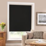 Black Blackout Roller Blind Black