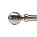 Mix and Match Ashton Satin Silver Finials Dia. 28mm Silver