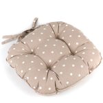Dotty Seat Pad Taupe