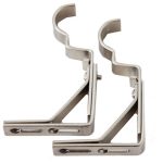 Pack of 2 Passover Brackets Silver