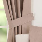 Solar Biscuit Curtain Tiebacks Mocha Brown