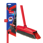 Vileda DuActiva Anti-Dust Broom with Telescopic Handle Red