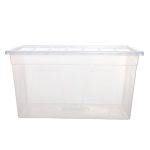 100L Spacemaster Plastic Storage Box Clear