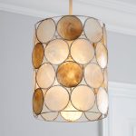 Capiz Easy Fit Pendant Cream