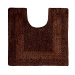 Super Soft Reversible Chestnut Pedestal Mat Chestnut (Brown)