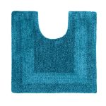 Super Soft Reversible Teal Pedestal Mat Teal (Blue)