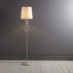 Leaf and Jewel Floor Lamp Cream