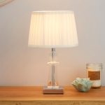 Pyramid Crystal Table Lamp Cream