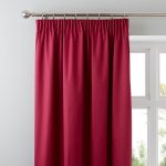 Solar Fuchsia Blackout Pencil Pleat Curtains Fuchsia
