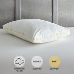 Comfortzone Hollowfibre Soft-Support Walled Pillow White