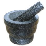 Granite Pestle & Mortar Set Black