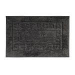 Luxury Cotton Charcoal Non Slip Bath Mat Charcoal (Grey)