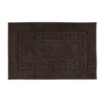 Luxury Cotton Chestnut Non-Slip Bath Mat Chestnut (Brown)