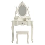 Toulouse Ivory Dressing Table Set White