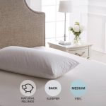 Dorma Hungarian Goose Down Soft-Support Pillow White