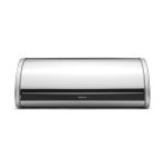 Brabantia Roll Top Matt Steel Bread Bin Matt Silver