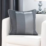 Monaco Pewter Cushion Dark Grey