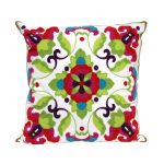 Azami Red Filled Cushion Red