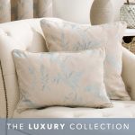 Songbird Duck-Egg Boudoir Cushion Blue / Cream