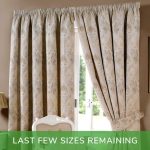 Novello Beige Pencil Pleat Curtains Mocha Brown