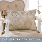 Novello Beige Boudoir Cushion Mocha Brown