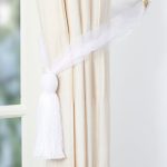 Voille Curtain Tieback White