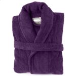 Egyptian Cotton Grape Dressing Gown Grape (Purple)