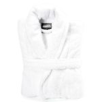 Egyptian Cotton White Dressing Gown White