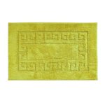 Luxury Cotton Lime Non-Slip Bath Mat Lime (Green)