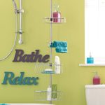Bathroom Basics Extendable 4-Tier Corner Caddy Silver