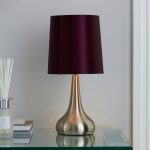 Rimini Purple Touch Lamp Blackcurrant (Purple)