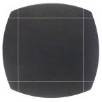Black Pausa Set Of 4 Placemats Black / White